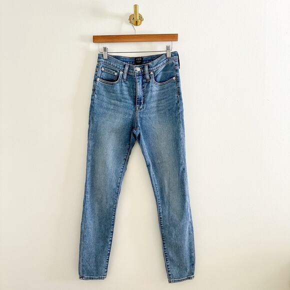 J. Crew High Rise Skinny Jeans Blue 26 - Picture 2 of 12